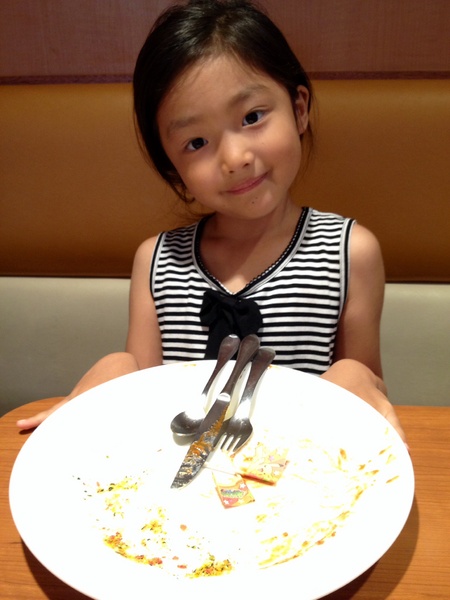 お野菜も食べたー！