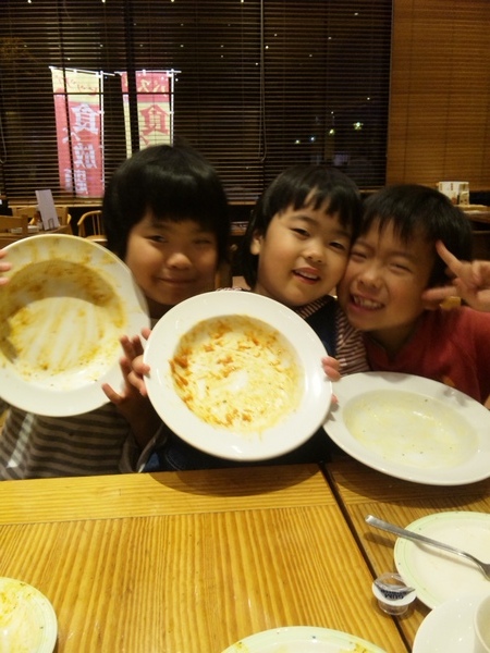 ３兄妹３完食！！