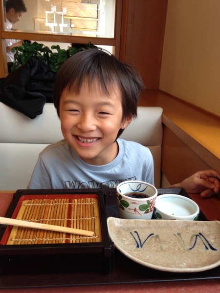 ざるうどん最高~